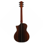 Bromo Guitar BAR5CE Rocky Mountain all-solid acoustic guitar with spruce top and rosewood back and sides, shown in a close-up view