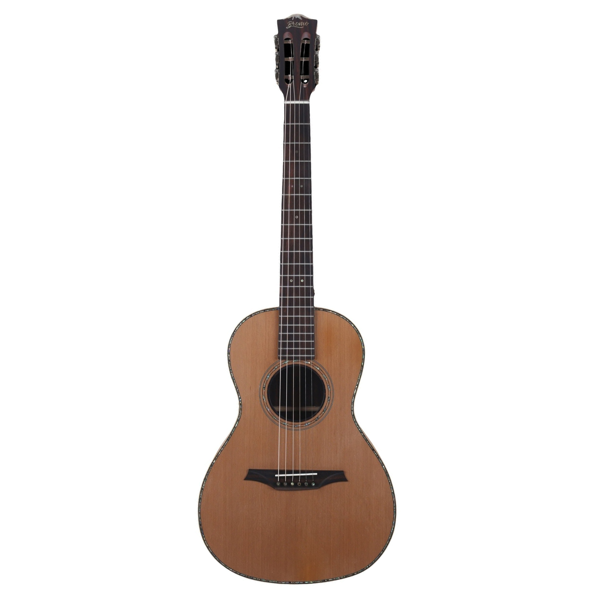 Bromo Guitar BAR6E Rocky Mountain All Solid Parlour E/A Acoustic Guitar