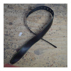 Colonial Leather 2.5inch Basic Leather Guitar Strap - Double Stitched Rainbow