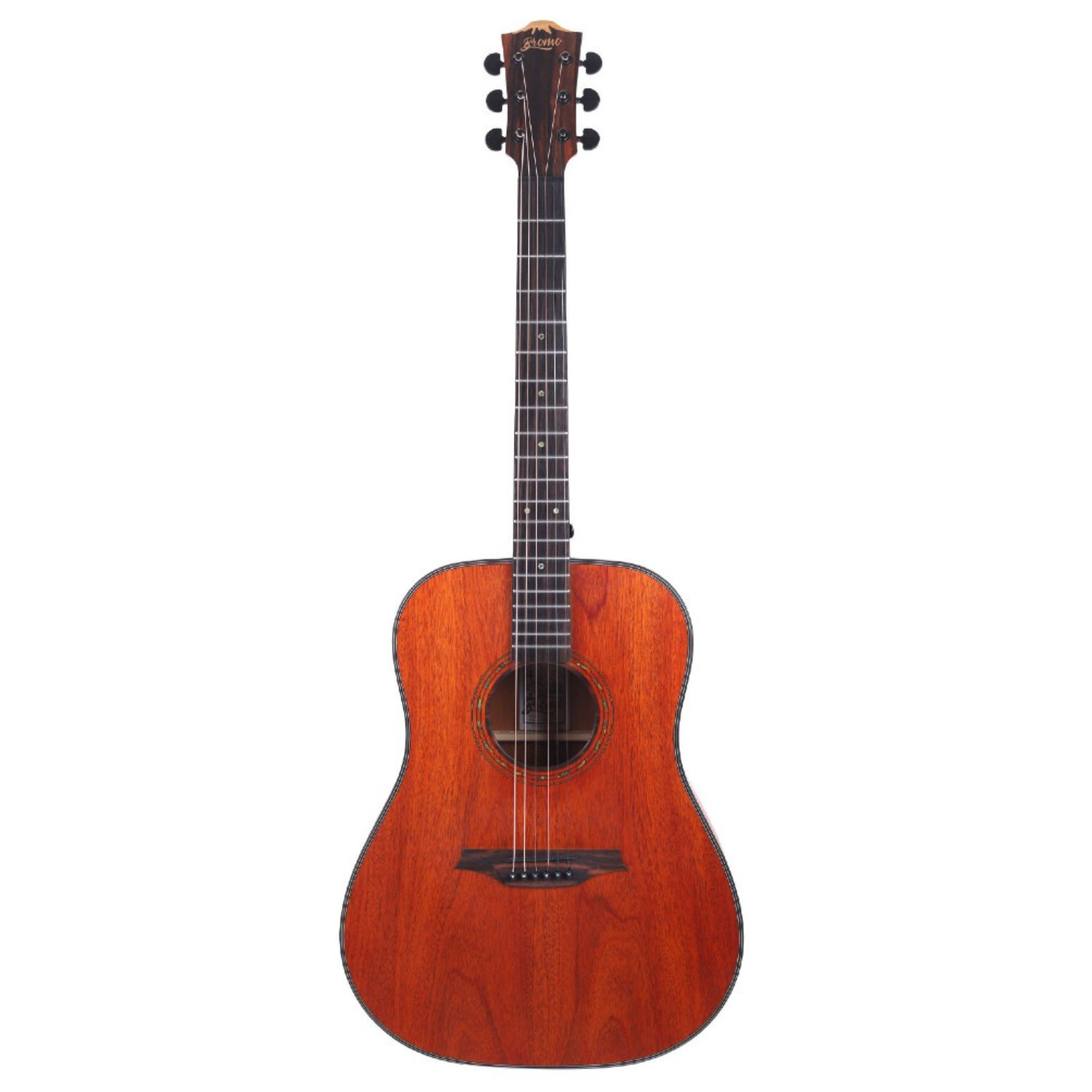 Bromo Guitar BAT1M Tahoma Solid Top Dreadnought Acoustic Guitar