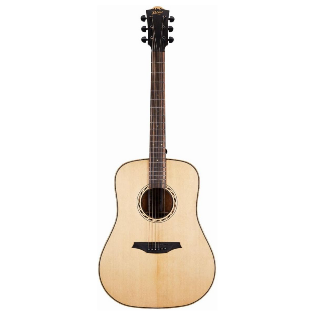 Bromo Guitar BAT1 Tahoma Solid Top Dreadnought Acoustic Guitar