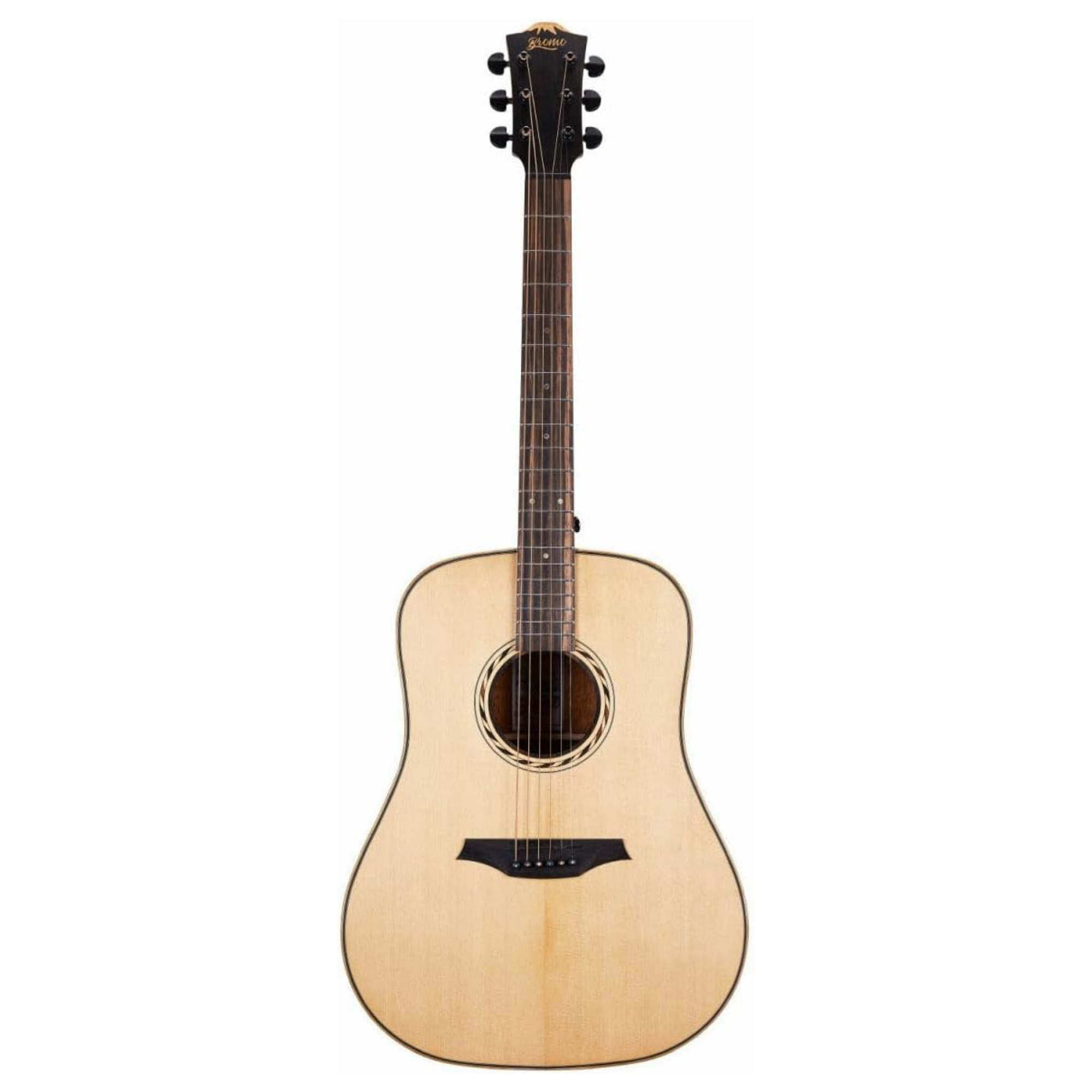 Bromo Guitar BAT1 Tahoma Solid Top Dreadnought Acoustic Guitar