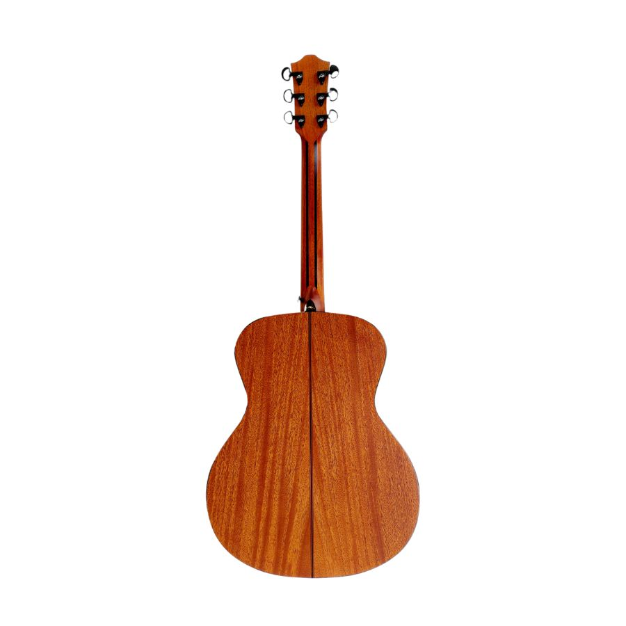 Bromo Guitar BAT2M Tahoma solid top GA acoustic guitar with natural wood finish and six steel strings.