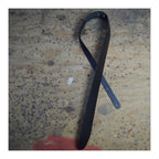 Colonial Leather 2.5 inch Solid Hide Leather Guitar Strap - Black
