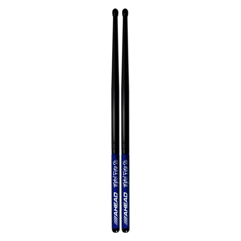 Ahead 2B Nylon Tip Metal Fuse Long Taper Drum Sticks Mf-2B