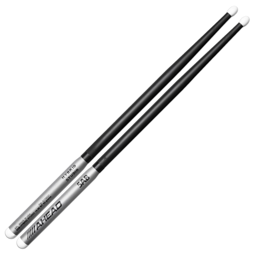 Ahead Hybrid Studio Drumsticks with 5B Handle and 5A Shaft - 5AB