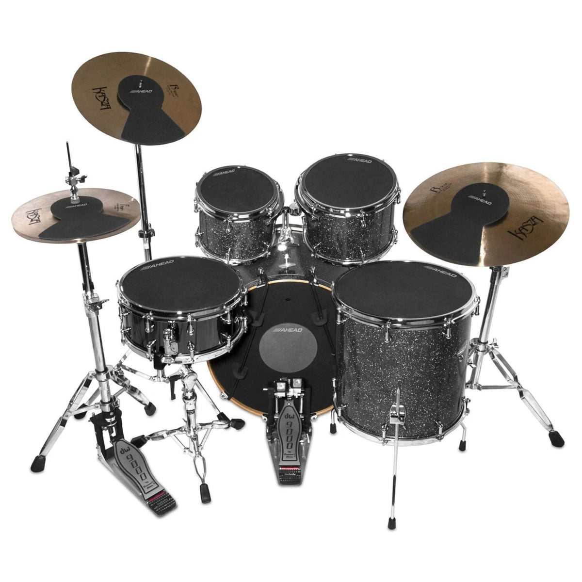 Ahead Drum Silencers Rock Pack  - 10, 12, 13, 14, 14, 16, Bd22, C16, C20, Hh14