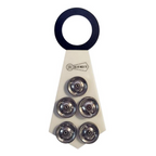 Big Fat Snare Drum Neck Tie 11X 4.5 W/5 Tambourine Chimes