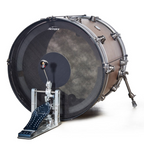 RTOM Black Hole Snap-On Tunable Practice Mesh Pad - 20 Bass Drum
