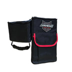 Ahead AHead Stick Silo drum bag showing padded, protective carrying case for drum sticks and accessories.
