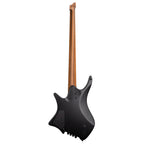 Strandberg Boden Bass Standard 4 in black metallic finish, electric bass guitar with sleek modern design and ergonomic shape.
