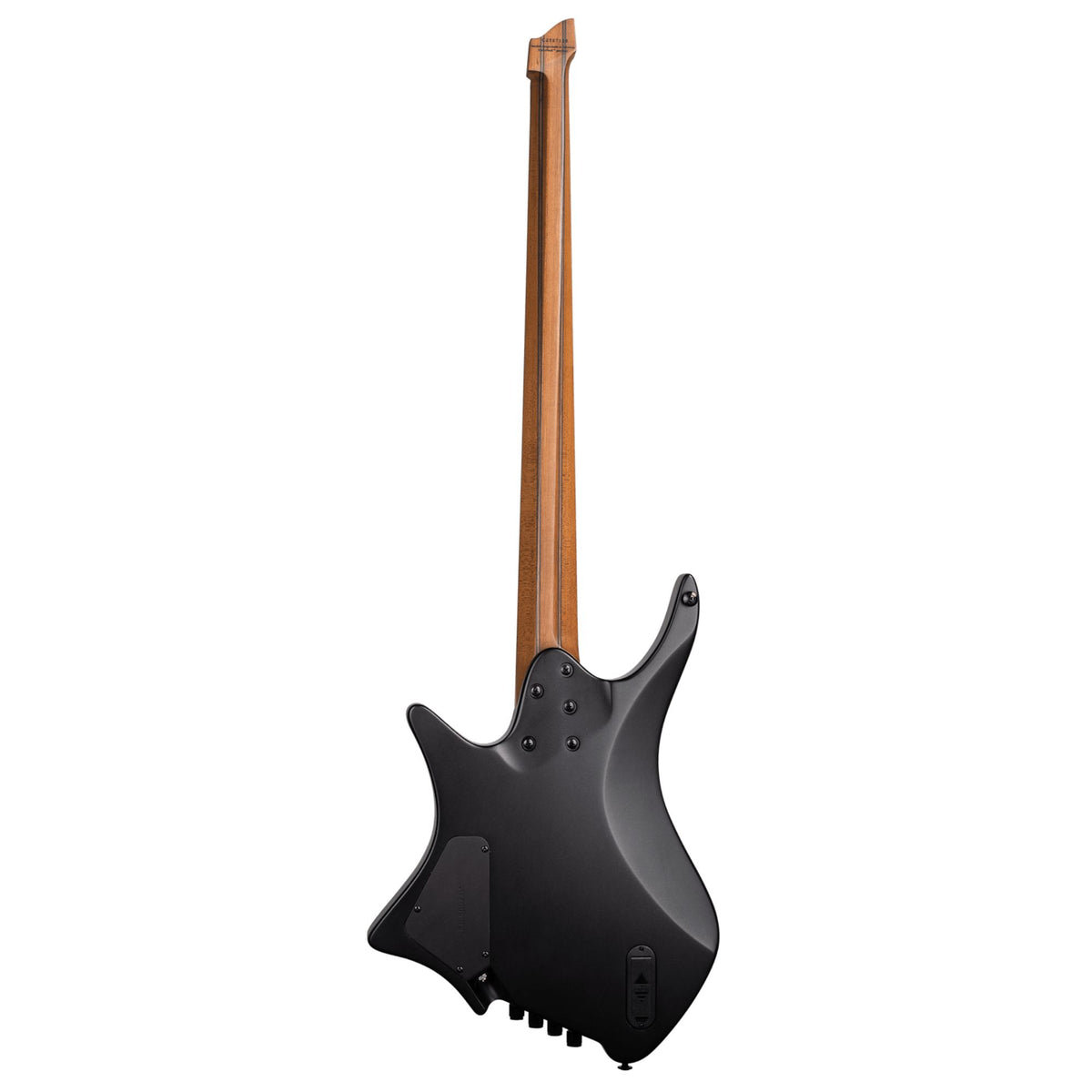 Strandberg Boden Bass Standard 4 in black metallic finish, electric bass guitar with sleek modern design and ergonomic shape.