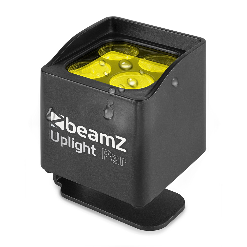 Beamz BBP44 Uplight Par 4x4W Wireless DMX IRC