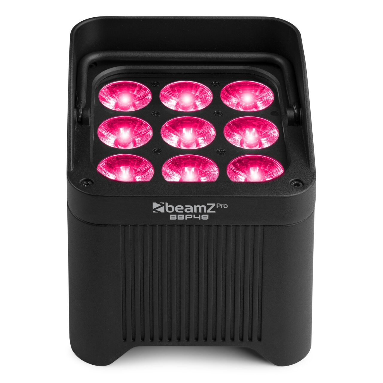 Beamz Pro BBP48 Uplight IP65 9x12W Battery Wireless DMX