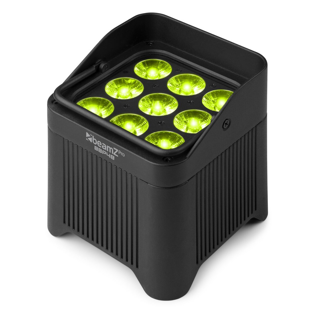 Beamz Pro BBP48 Uplight IP65 9x12W Battery Wireless DMX