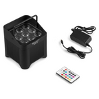 Beamz Pro BBP48 Uplight IP65 9x12W Battery Wireless DMX