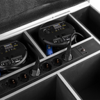 Beamz PRO BBP66 Uplight Par 6X6W DMX Flightcase