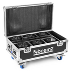 Beamz PRO BBP66 Uplight Par 6X6W DMX Flightcase