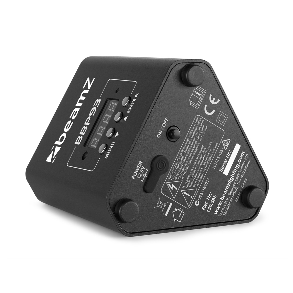 Beamz BBP93 Uplight Par 3x10W 4in1 DMX IRC