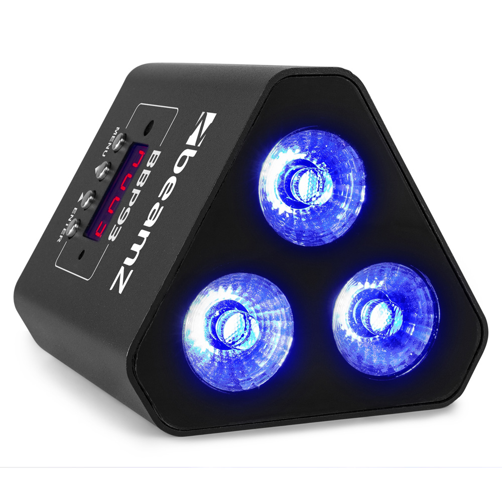 Beamz BBP93 Uplight Par 3x10W 4in1 DMX IRC