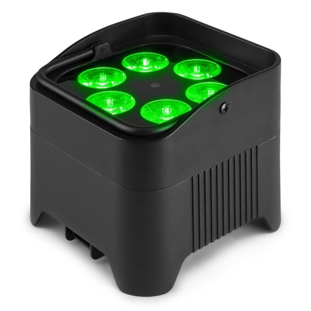 Beamz BBP96S Uplight Par 6x12W Wireless DMX IRC
