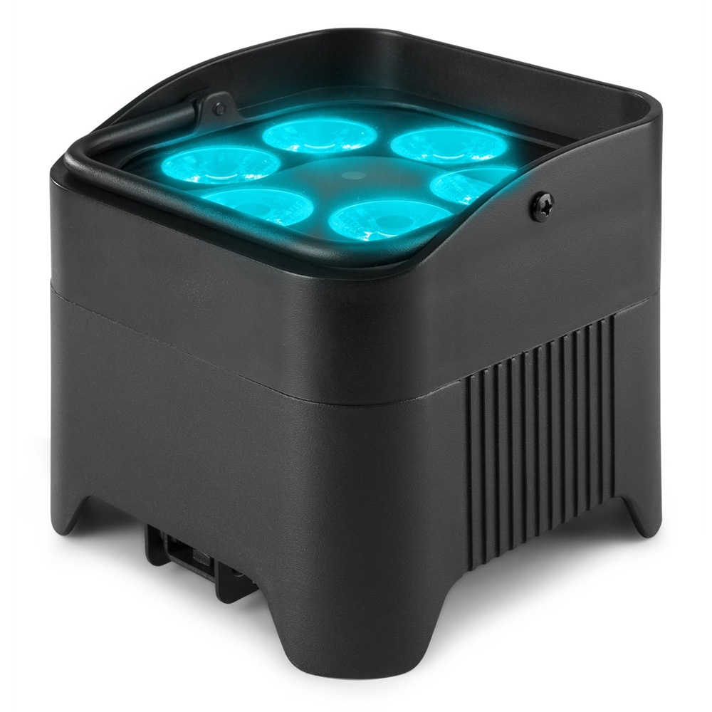 Beamz BBP96S Uplight Par 6x12W Wireless DMX IRC