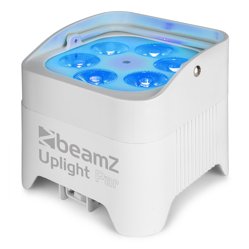 Beamz BBP96SW Battery Uplight Par 6x12W WDMX