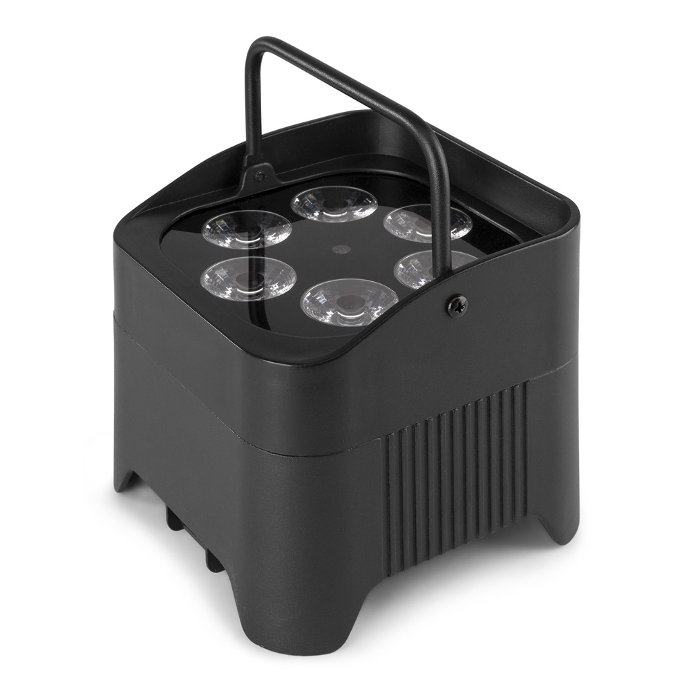 Beamz BBP96S Uplight Par 6x12W Wireless DMX IRC