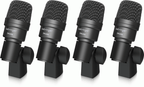 Pair of Behringer SM5002 height-adjustable studio monitor stands on a flat surface, designed for professional audio setups.