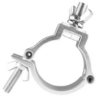 Beamz BC50-100 Slimline Half Coupler for stands and brackets, supports up to 100kg, lightweight metal construction.