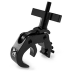 Beamz BC50B-250T self-locking quick trigger clamp showing its sturdy metal construction and locking mechanism.
