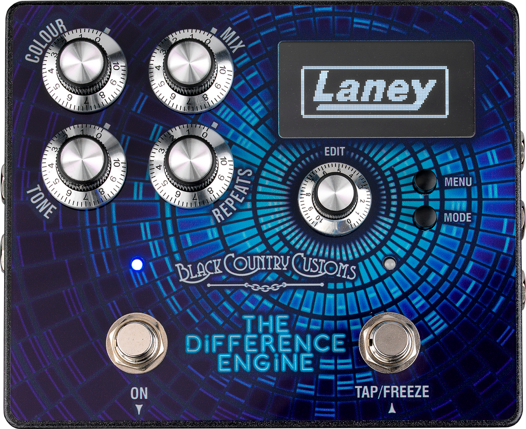 Laney Black Country Customs The Difference Delay Engine Guitar Effect Pedal
