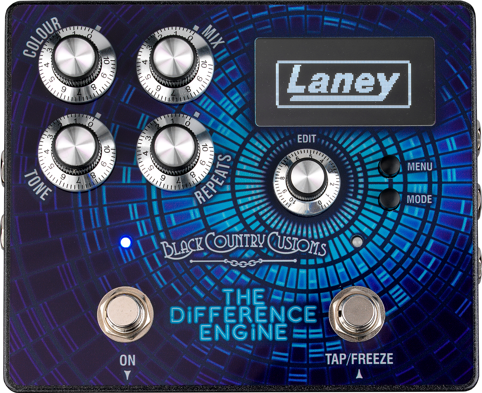 Laney Black Country Customs The Difference Delay Engine Guitar Effect Pedal
