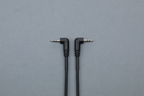 BOSS BCC-2-3535 MIDI cable with 2ft right angle TRS connection, designed for guitar and audio equipment.