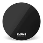Evans MX2 Black Marching Bass Drum Head, 16 Inch