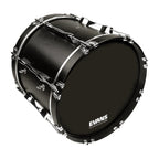 Evans MX2 Black Marching Bass Drum Head, 16 Inch