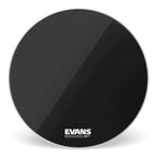 Evans Resonant Black Bass Drum Head, 18 Inch
