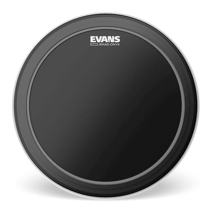 Evans EMAD Onyx Bass Drum Head, 20 Inch