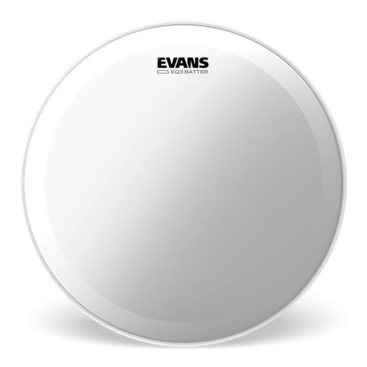 Evans EQ3 Clear Bass Drum Head, 22 Inch