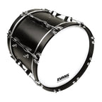 Evans MX1 White Marching Bass Drumhead, 22 Inch