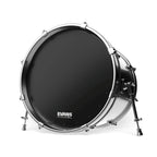 Evans EQ1 Resonant Black Bass Drum Head, 22 Inch