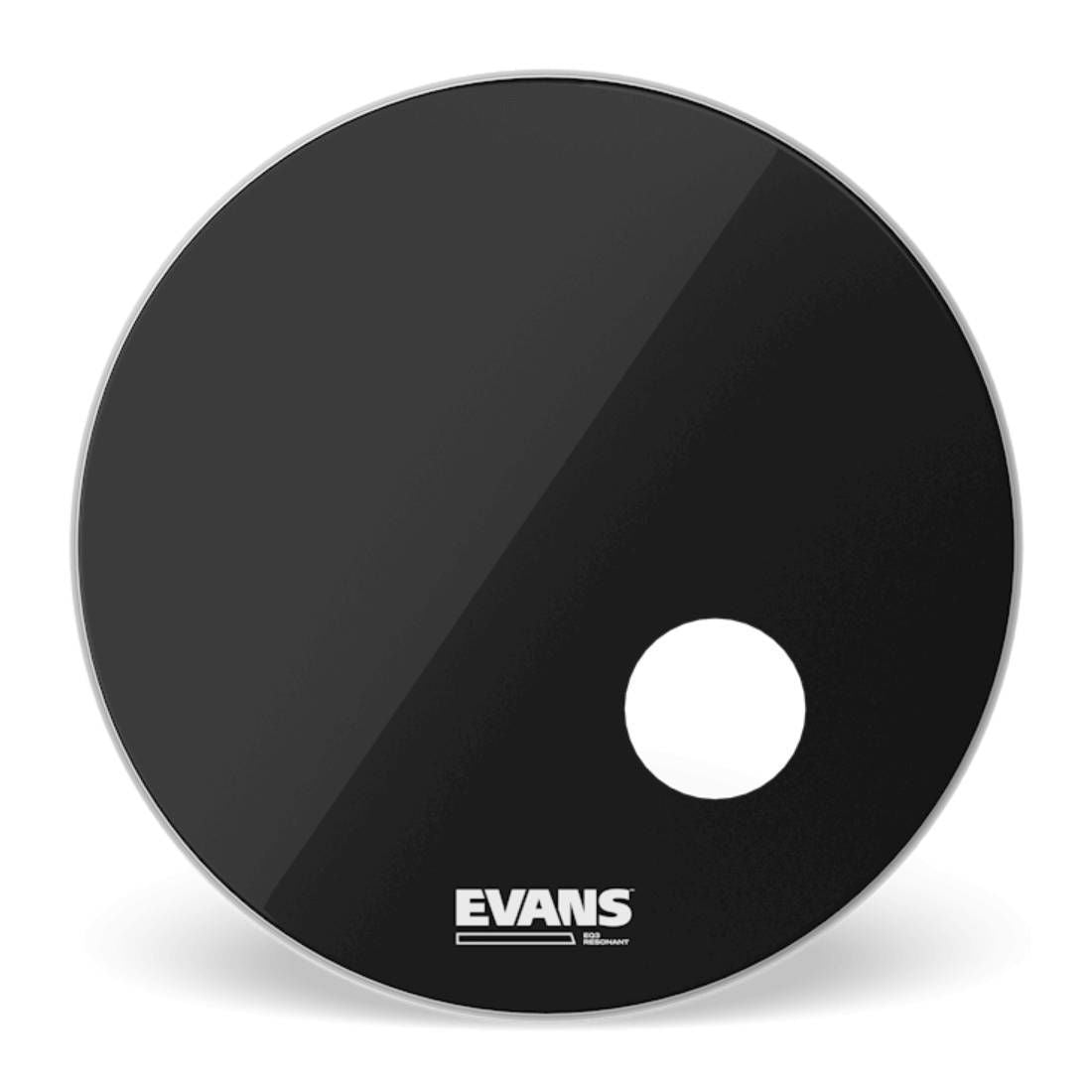 Evans 22 inch EQ3 Resonant Black Bass Drumhead