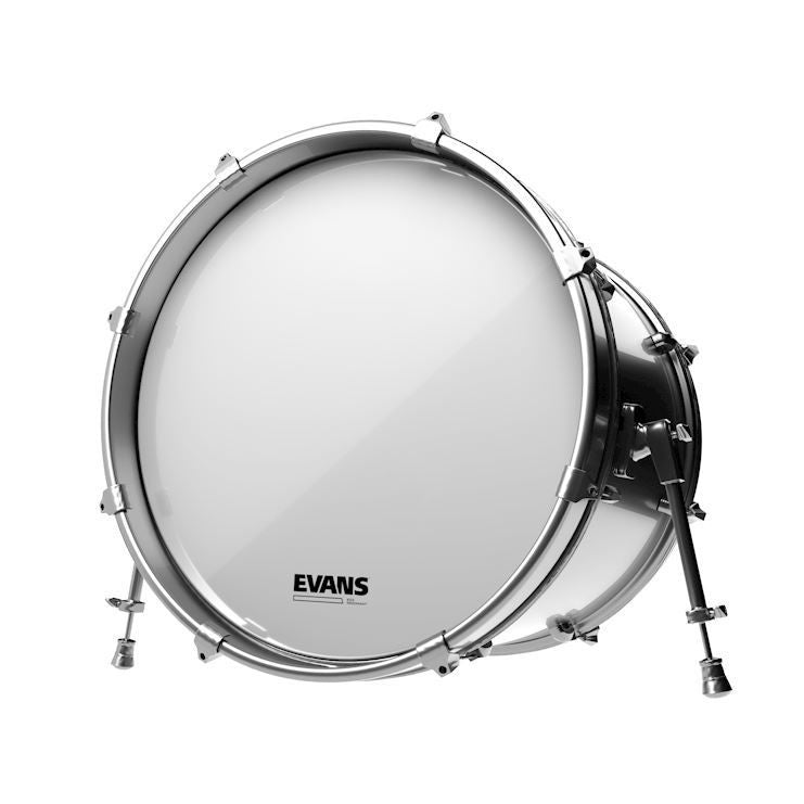 Evans 22 Inch EQ3 Resonant Smooth White Bass Drumhead No Port