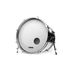 Evans EQ3 Resonant Coated White Bass Drum Head, 24 Inch
