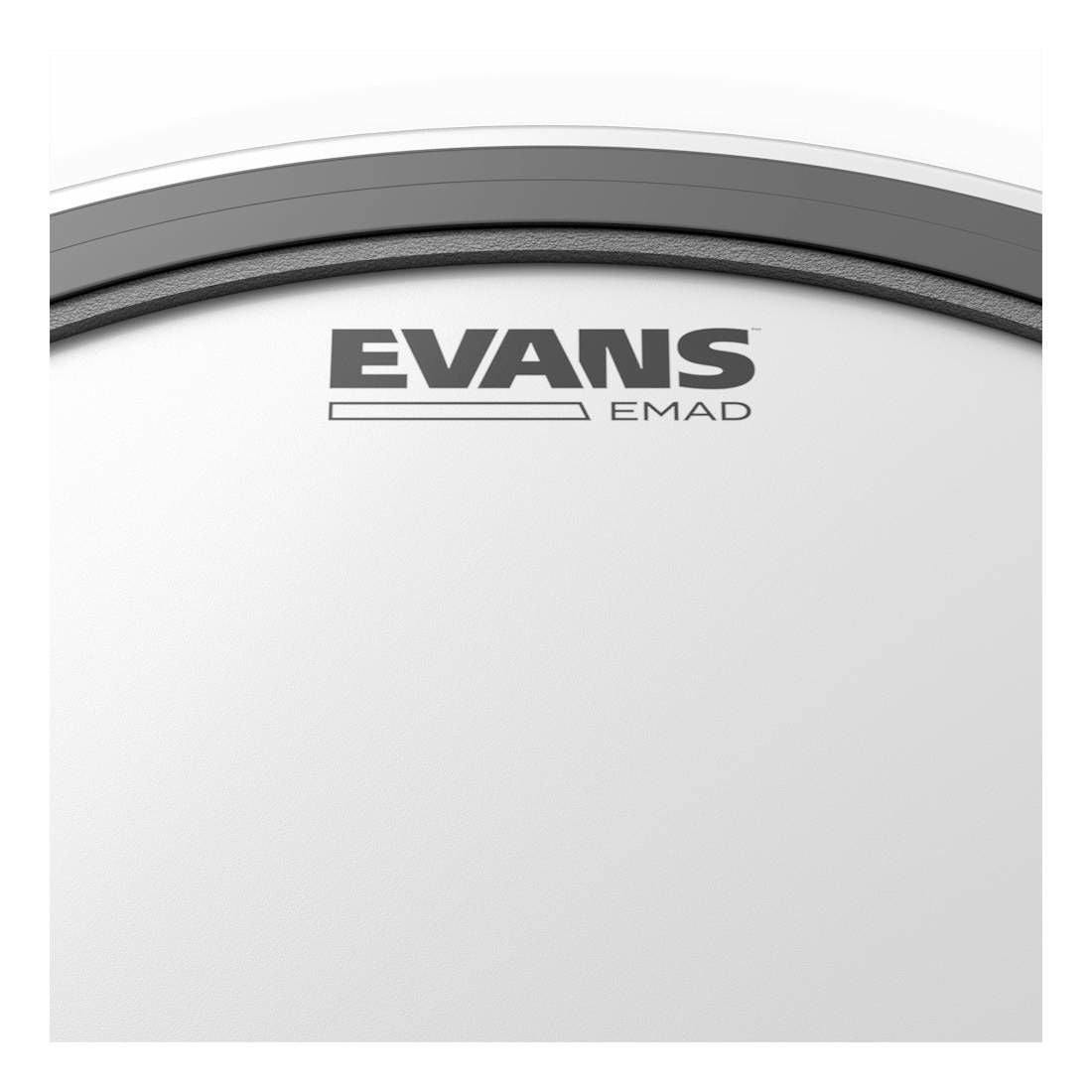 Evans EMAD Coated White Bass Drum Head, 26 Inch