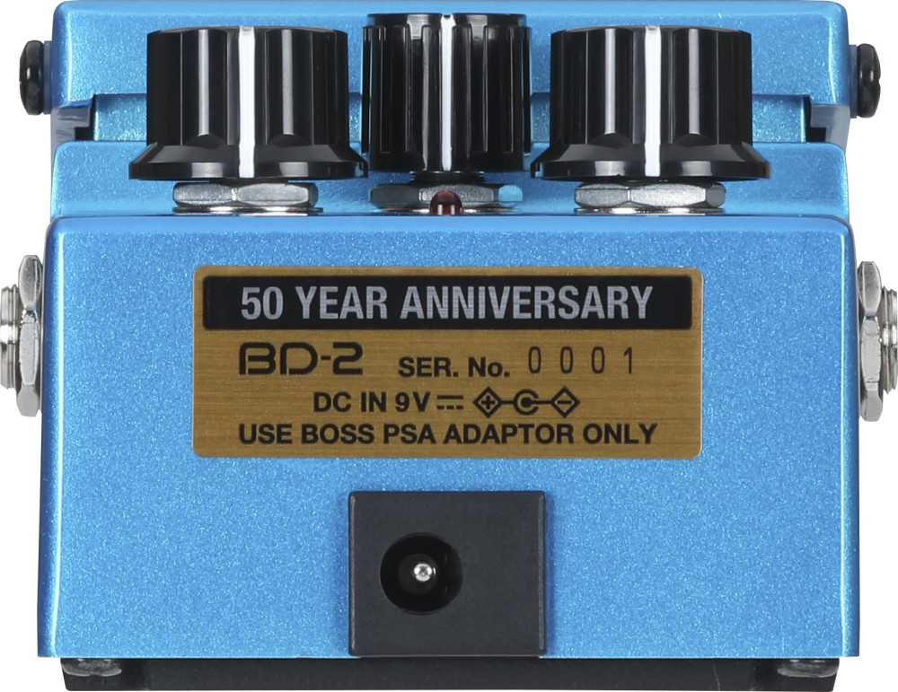 BOSS Limited Edition 50th Anniversary BD-2 Blues Driver Overdrive Guitar Effect Pedal