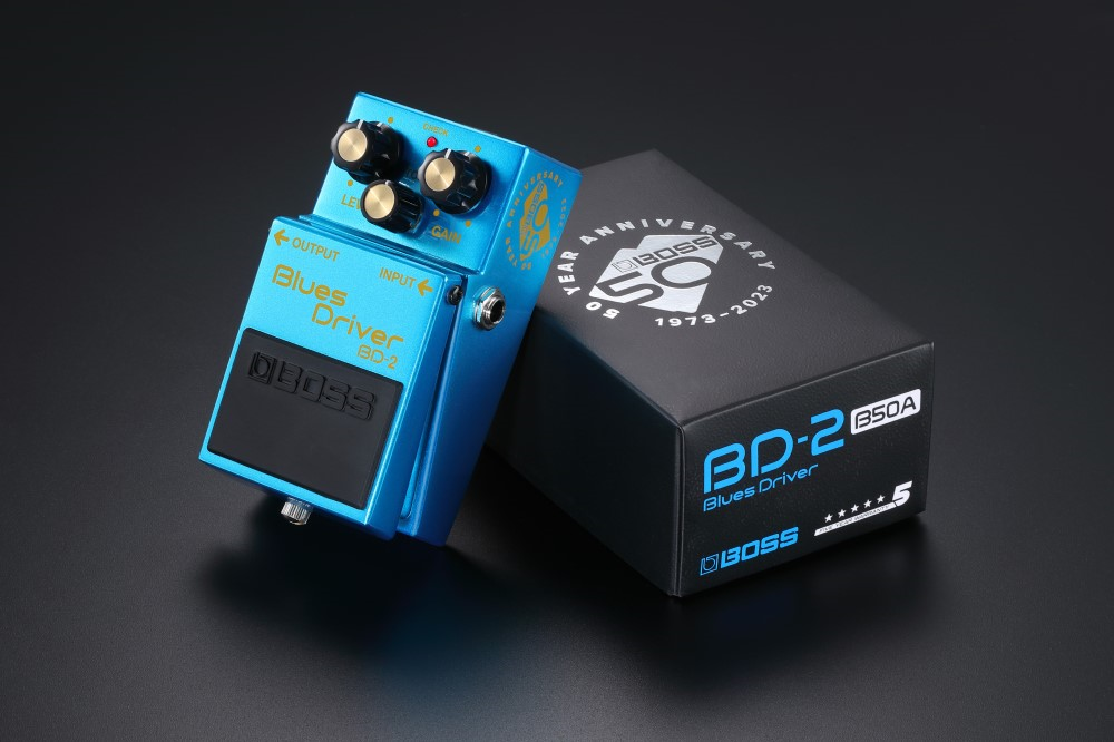 BOSS Limited Edition 50th Anniversary BD-2 Blues Driver Overdrive Guitar Effect Pedal