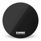 Evans MX2 Black Marching Bass Drum Head, 30 Inch