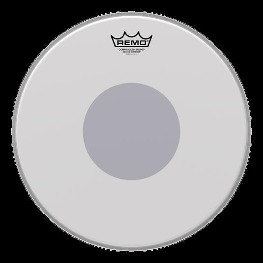 Remo Controlled Sound Emperor Coated Black Dot 14 Inch Drum Head