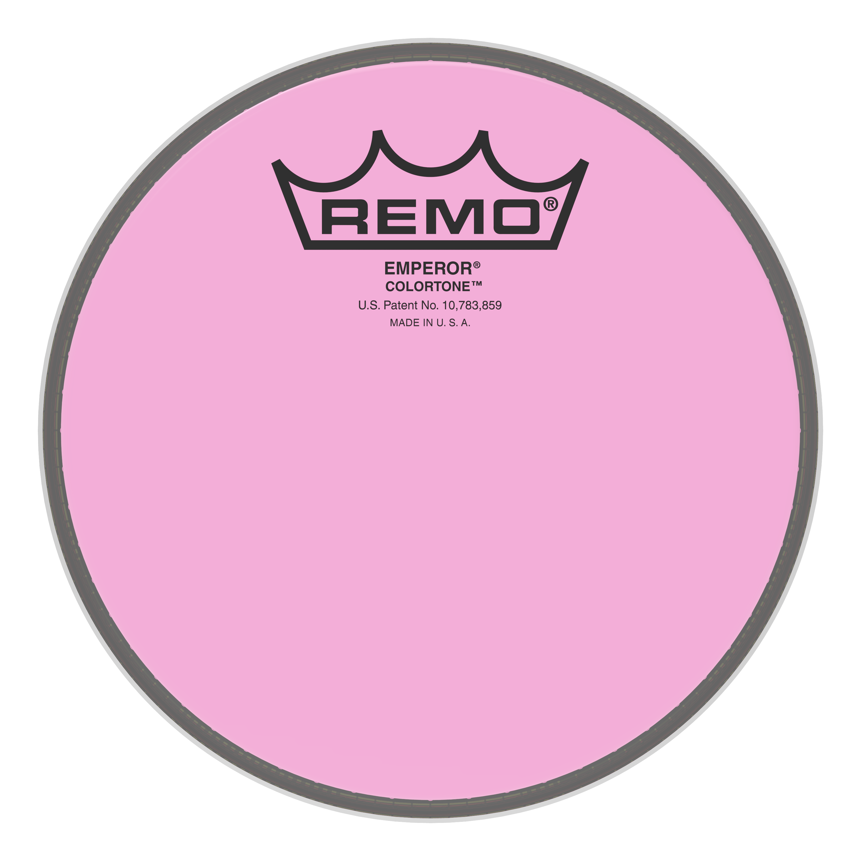 Remo Colortone Emperor 6in Drum Head in Pink